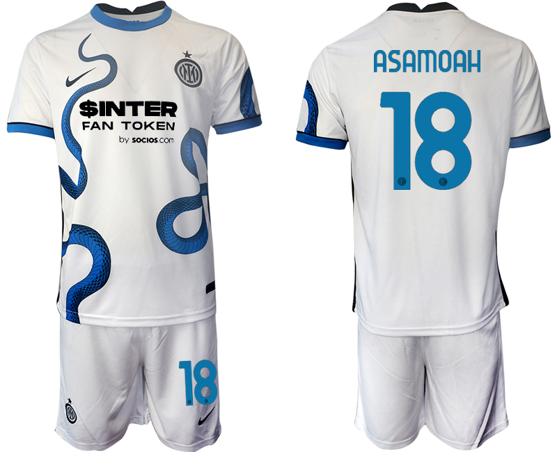 Men 2021-2022 Club Inter Milan away white #18 Soccer Jersey